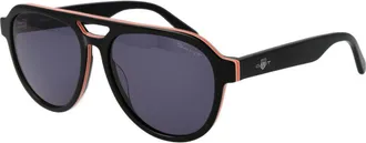 GANT Black Acetate Mens Sunglasses