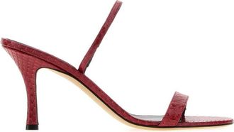 The Row Red Textured Heels