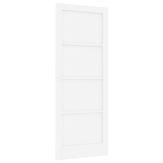 vidaXL Puerta Interior 83 X 211 Cm Madera Contrachapada Blanco Vidaxl