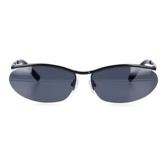 The Attico Accessoires, Dames, Zwart, ONE Size, Cat Eye Zonnebrillen