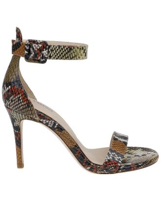 L'agence Lagence Gisele Leather Heeled Sandal