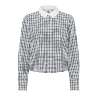 Karen by Simonsen Overhemden, Dames, Veelkleurig, XS, Capri Check Shirt