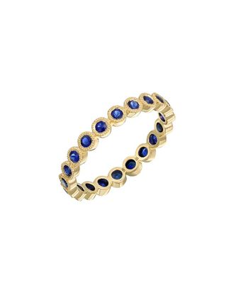 Bony Levy El Mar 18K 0.77 Ct. Tw. 20 Sapphire Stackable Ring