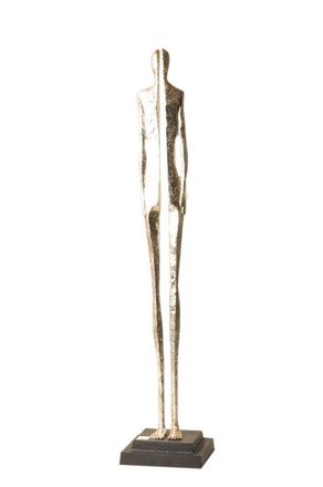Schubiger M&ouml;bel Figur Mensch, Aluminium, Silber H: 127 cm