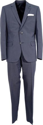 HUGO BOSS Hutson 1/Gander Slim Suit - Heren - Business pakken - Blauw - 3XL - Katoen - Kostuums