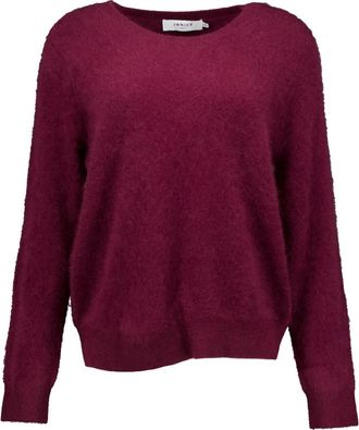 Janice Eon Ronde Hals Trui - Dames - Ronde hals truien - Rood - L - Truien & Vesten