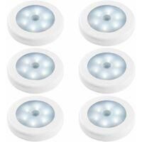 OEM Luces Nocturnas Con Sensor De Movimiento, Paquete De 6, Luces Led Con Sensor De Movimiento Para La Oscuridad En El Dormitorio, Ba&ntilde;o, Cocina, Pasillo, 