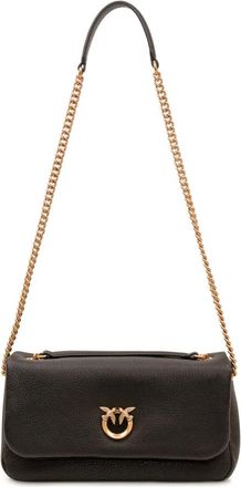 Pinko Click Soft Horizontal Shoulder Bag - female - PINKO - Shoulder Bags - Brown - ONE SIZE - Bags
