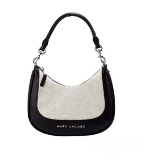 Marc Jacobs Borsa a spalla hobo in tela e pelle - - Bags - Donna - Nero - ONE SIZE
