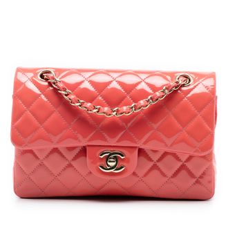 Chanel Tweedekans Kleine Klassieke Patenten Dubbele Klep