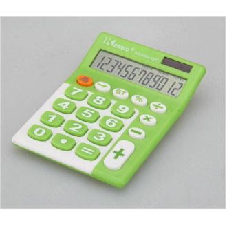 Trade Shop Trade Shop - Calcolatrice Elettronica Digitale Kk-6502-12 12 Cifre Memoria Display Solare