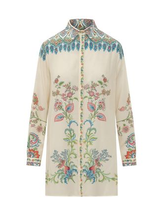 Etro Multicolor Oversized Printed Shirt