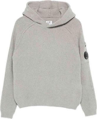 C.P. Company C. P. Company Cotton Hoodie With Applique