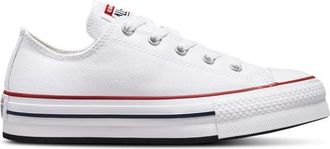 Converse Girls Chuck Taylor All Star EVA Lift OX - Girls Grade School Basketball Shoes White/Navy/Red Size 4.0