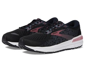 Brooks Addiction GTS 15 Womens Shoes Black/Ebony/Mauvewood : 5.5 2A - Narrow, Textile/Synthetic