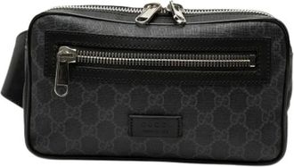 Gucci Pre-owned Belt Bags, female, Black, Size: ONE SIZE Pre-owned Vintage Crossbody Bag
