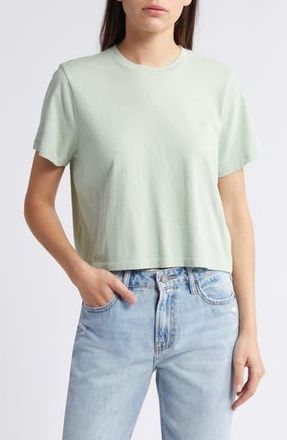 Madewell Lakeshore Softfade Cotton Crop Tee in Sunfaded Mint at Nordstrom Rack, Size Xx-Large
