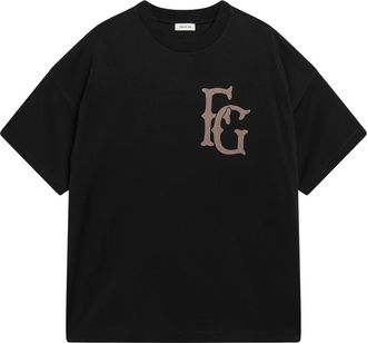 Fear of God Cotton Rayon 43 SS Tee - Heren - T-shirts - Zwart - XL - Rayon - Tops