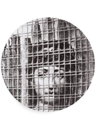 Fornasetti Piatto da parete Tema E Variazioni (26cm) - Bianco