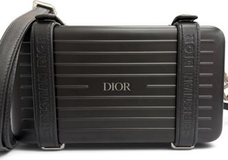 Rimowa Black Aluminum Leather Shoulder Bag (Pre-Owned)