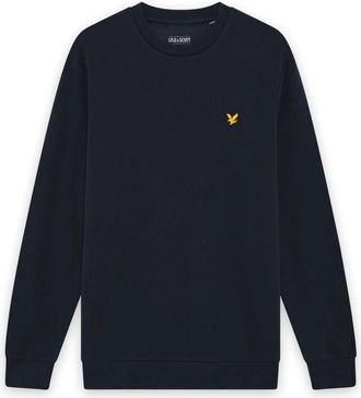 Lyle & Scott Sports Loopback Crew Neck - Heren - Sweatshirts - Blauw - L - Katoen - Hoodies & sweatvesten