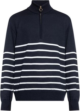 Paul & Shark Trui met ritssluiting halslijn - Heren - Coltruien - Blauw - L - Wol - Truien & Vesten