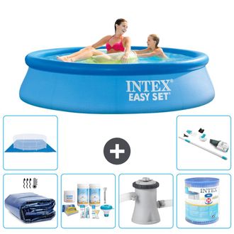 Intex Piscina Easy Set Redonda - 244x61 Cm - 7-piezas S40433
