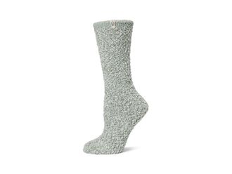 UGG Cozy Chenille Sock Womens Crew Cut Socks Shoes Grey Mist, Chenille/Polyester