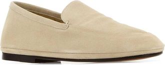 Christophe Lemaire Womens Slippers Beige Suede