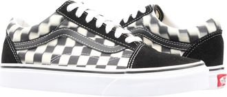 Vans Old Skool Blur Check Classic Sneaker in Black Men Low-Top