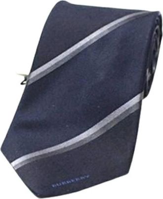 Burberry Pre-owned Accessories, male, Blue, Size: ONE SIZE Pre-owned Cravat