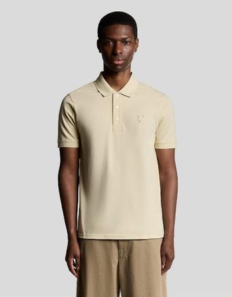 Lyle & Scott Lyle And Scott Mens Polo Shirt - Cream - Size: 38