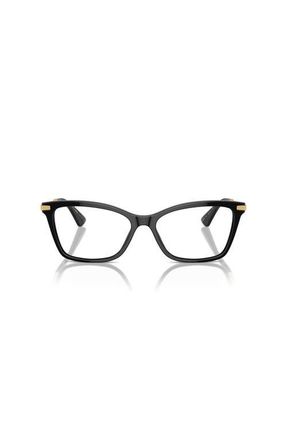 Dolce & Gabbana 54mm Rectangle optical glasses in Black at Nordstrom