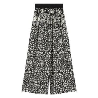 Max Mara Wide Trousers, female, Multicolor, Size: 2XS Wkipalanca Wide-leg Trousers