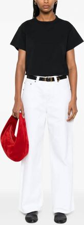 Khaite Sowen Jeans In White