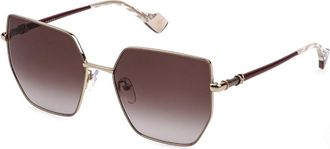 Yalea SYA245 GERDA 033M Womens Sunglasses Gold Size 58