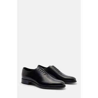 Scarosso Ignazio Oxfords in Black Calf at Nordstrom, Size 41.5