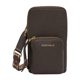Coccinelle Pixie Telefoonhoesje - Dames - Accessoires - Groen - Maat: ONE Size Leer
