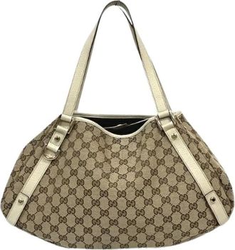 Gucci Pre-owned Shoulder Bags, female, Beige, Size: ONE SIZE Pre-owned Shoulder Bag