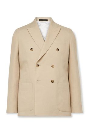 Paul Smith Double-Breasted Linen Blazer