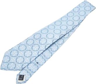 Gucci Pre-owned Accessories, male, Blue, Size: ONE SIZE Pre-owned Silk home-office