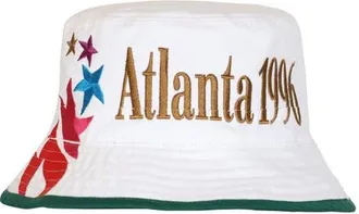 Outerstuff Mens Outerstuff White Atlanta 1996 Summer Olympics Reversible Bucket Hat at Nordstrom