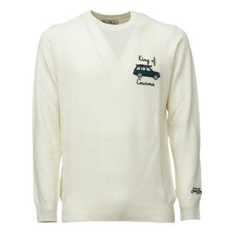 MC2 Saint Barth Jersey Cuello Redondo Heron - Knitwear - Hombre - Blanco - XL