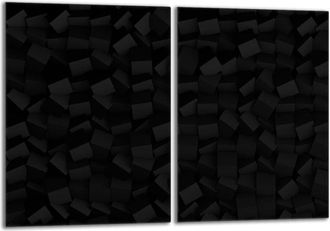 OEM Placa Protectora De Vidrio Para Estufa 2x40x52 Negra