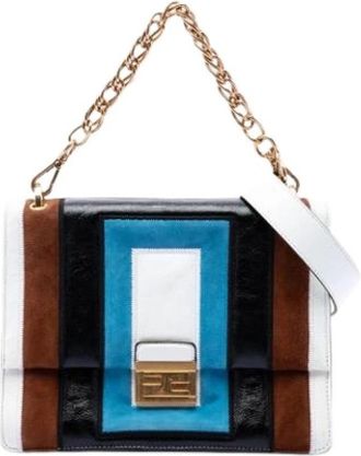 Fendi Pre-owned Kan U Handbag - Dames - Vintage Handtas - Veelkleurig - ONE Size - Leer - Vintage