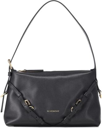 Givenchy Shoulder Bags, female, Black, Size: ONE SIZE Calf Leather Shoulder Bag