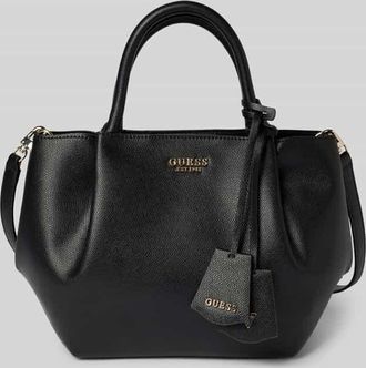 Guess Handtasche mit Logo-Applikation Modell Amorette in Black, Größe 1