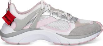 HUGO BOSS Sneakers met vlakken - Grijs