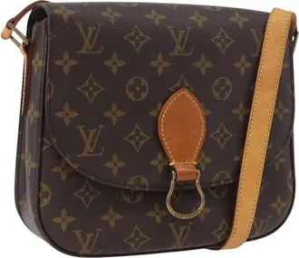 Louis Vuitton Saint Cloud Monogram Canvas Brown Canvas Handbag (Pre-Owned)