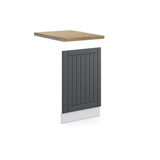 Vicco Panel Frontal Fame-line, Antracita Casa De Campo, 45 Cm, Et Roble